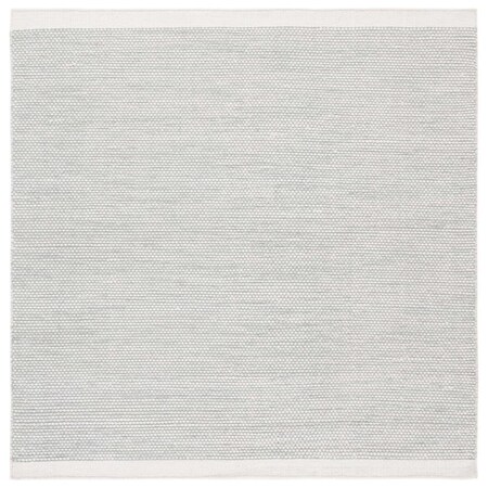 Safavieh 6 x 6 ft. Natural Light Blue & Ivory Hand Woven Square Area Rug NAT776L-6SQ